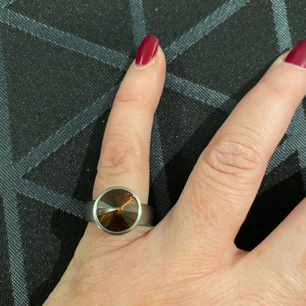 Lumani steel ring sz 6